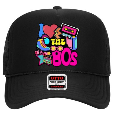 I Love The 80s Retro Cool Trucker Hat