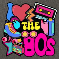 I Love The 80s Retro Cool Cotton Canvas Backpack
