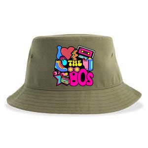 I Love The 80s Retro Cool Sustainable Bucket Hat