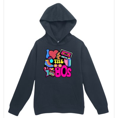 I Love The 80s Retro Cool Urban Pullover Hoodie