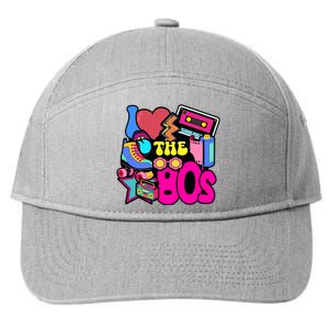 I Love The 80s Retro Cool 7-Panel Snapback Hat