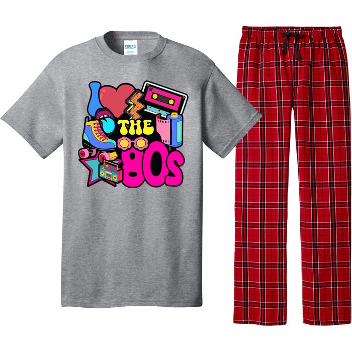 I Love The 80s Retro Cool Pajama Set