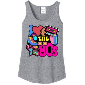 I Love The 80s Retro Cool Ladies Essential Tank