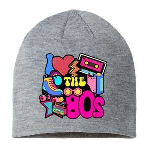 I Love The 80s Retro Cool Sustainable Beanie