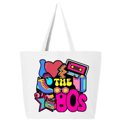 I Love The 80s Retro Cool 25L Jumbo Tote