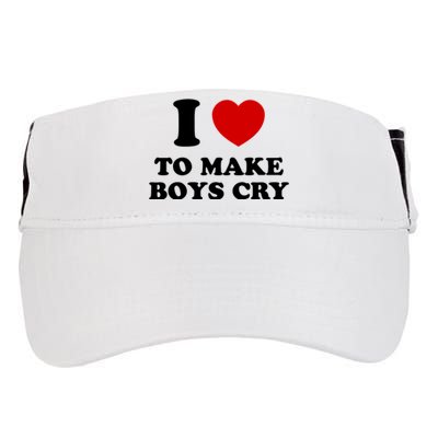 I Love To Make bo'ys Cry Adult Drive Performance Visor