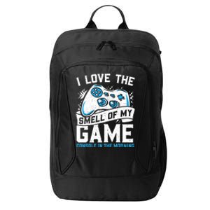 I Love The Smell Of My Game Console In The Morning Cute Gift City Backpack