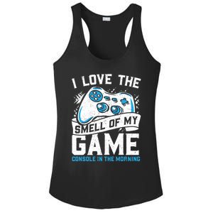 I Love The Smell Of My Game Console In The Morning Cute Gift Ladies PosiCharge Competitor Racerback Tank