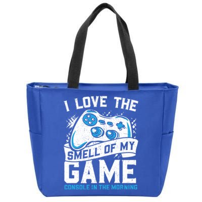 I Love The Smell Of My Game Console In The Morning Cute Gift Zip Tote Bag