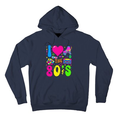 I Love The 80S Party 1980s Themed Costume 80s Theme Outfit Hoodie