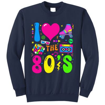 I Love The 80S Party 1980s Themed Costume 80s Theme Outfit Sweatshirt