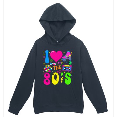 I Love The 80S Party 1980s Themed Costume 80s Theme Outfit Urban Pullover Hoodie