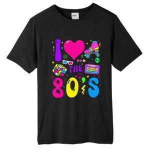 I Love The 80S Party 1980s Themed Costume 80s Theme Outfit Tall Fusion ChromaSoft Performance T-Shirt