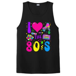 I Love The 80S Party 1980s Themed Costume 80s Theme Outfit PosiCharge Competitor Tank