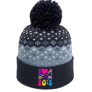 I Love The 80S Party 1980s Themed Costume 80s Theme Outfit The Baniff Cuffed Pom Beanie