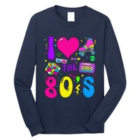 I Love The 80S Party 1980s Themed Costume 80s Theme Outfit Long Sleeve Shirt