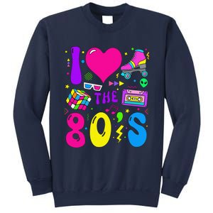 I Love The 80S Party 1980s Themed Costume 80s Theme Outfit Sweatshirt