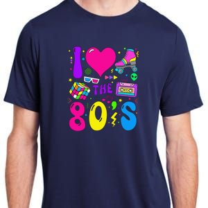 I Love The 80S Party 1980s Themed Costume 80s Theme Outfit Adult ChromaSoft Performance T-Shirt