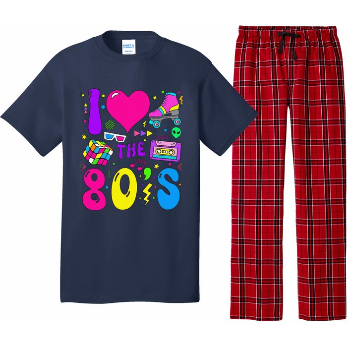 I Love The 80S Party 1980s Themed Costume 80s Theme Outfit Pajama Set