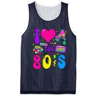 I Love The 80S Party 1980s Themed Costume 80s Theme Outfit Mesh Reversible Basketball Jersey Tank