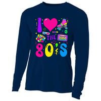 I Love The 80S Party 1980s Themed Costume 80s Theme Outfit Cooling Performance Long Sleeve Crew