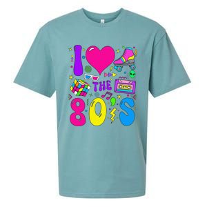 I Love The 80S Party 1980s Themed Costume 80s Theme Outfit Sueded Cloud Jersey T-Shirt