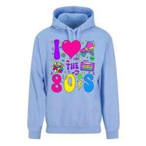 I Love The 80S Party 1980s Themed Costume 80s Theme Outfit Unisex Surf Hoodie