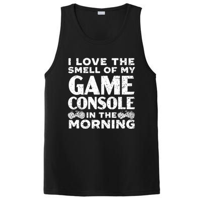 I Love The Smell Of My Game Console In The Morning Funny Gift PosiCharge Competitor Tank