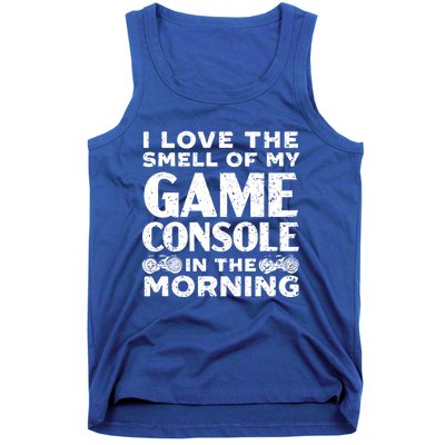 I Love The Smell Of My Game Console In The Morning Funny Gift Tank Top