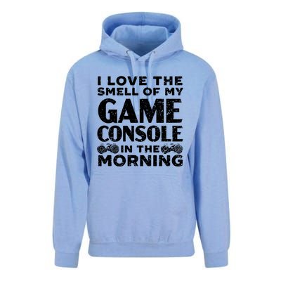 I Love The Smell Of My Game Console In The Morning Funny Gift Unisex Surf Hoodie