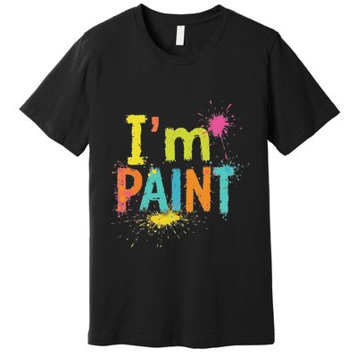 I Love To Finger Paint IM Paint Funny Couples Premium T-Shirt
