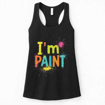 I Love To Finger Paint IM Paint Funny Couples Womens Tank Top
