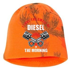 I Love The Smell Of Diesel In The Morning Truck Driver Gift Kati - Camo Knit Beanie