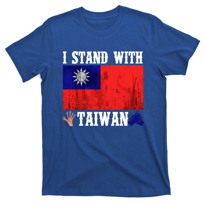 I Love Taiwan Flag Taiwanese Pride I Stand With Taiwan Quote Gift T-Shirt