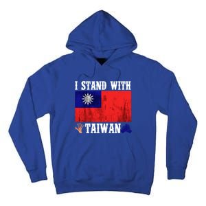 I Love Taiwan Flag Taiwanese Pride I Stand With Taiwan Quote Gift Tall Hoodie