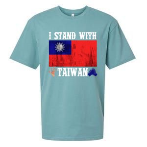 I Love Taiwan Flag Taiwanese Pride I Stand With Taiwan Quote Gift Sueded Cloud Jersey T-Shirt