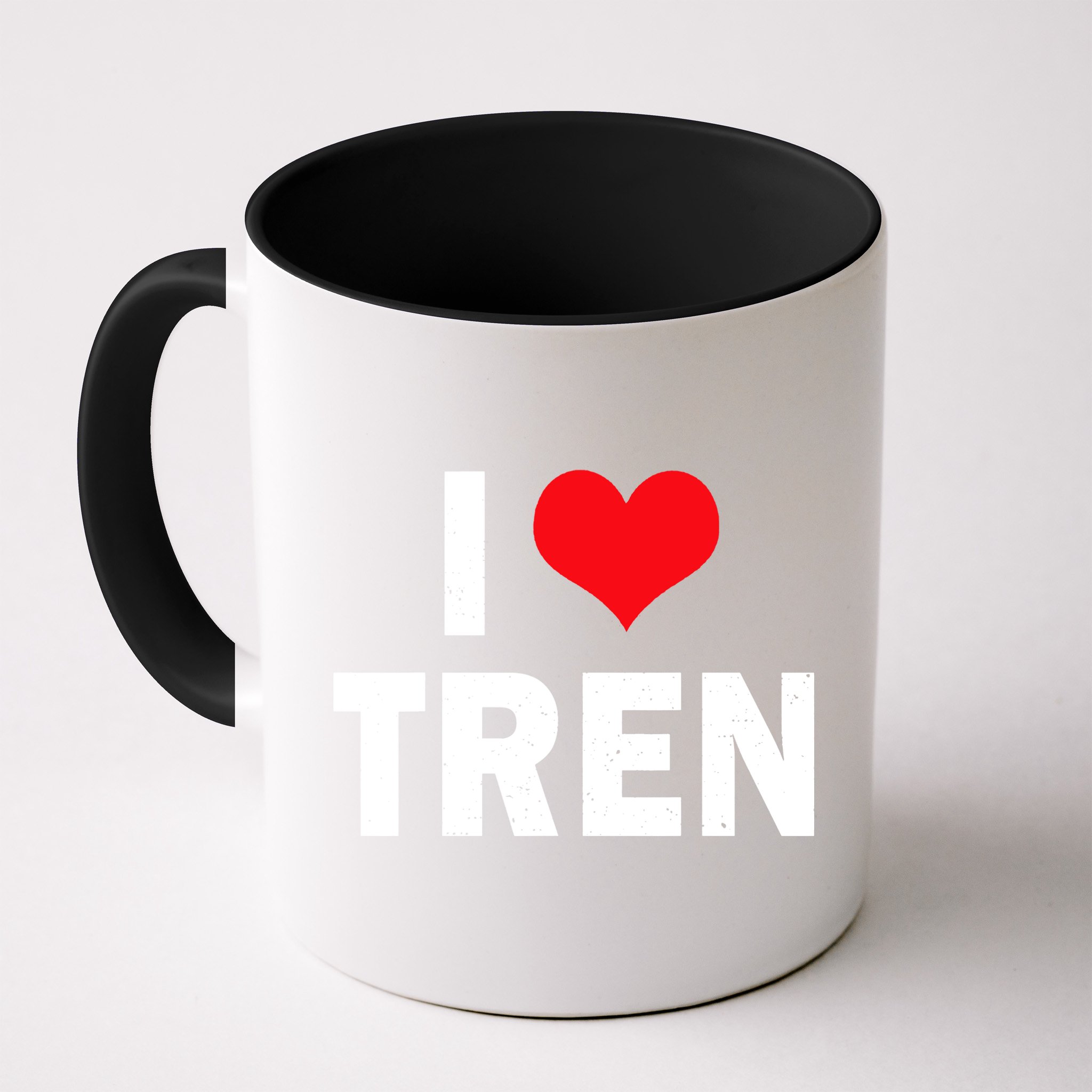 I Love Tren Bodybuilder I Heart Tren Funny Mug