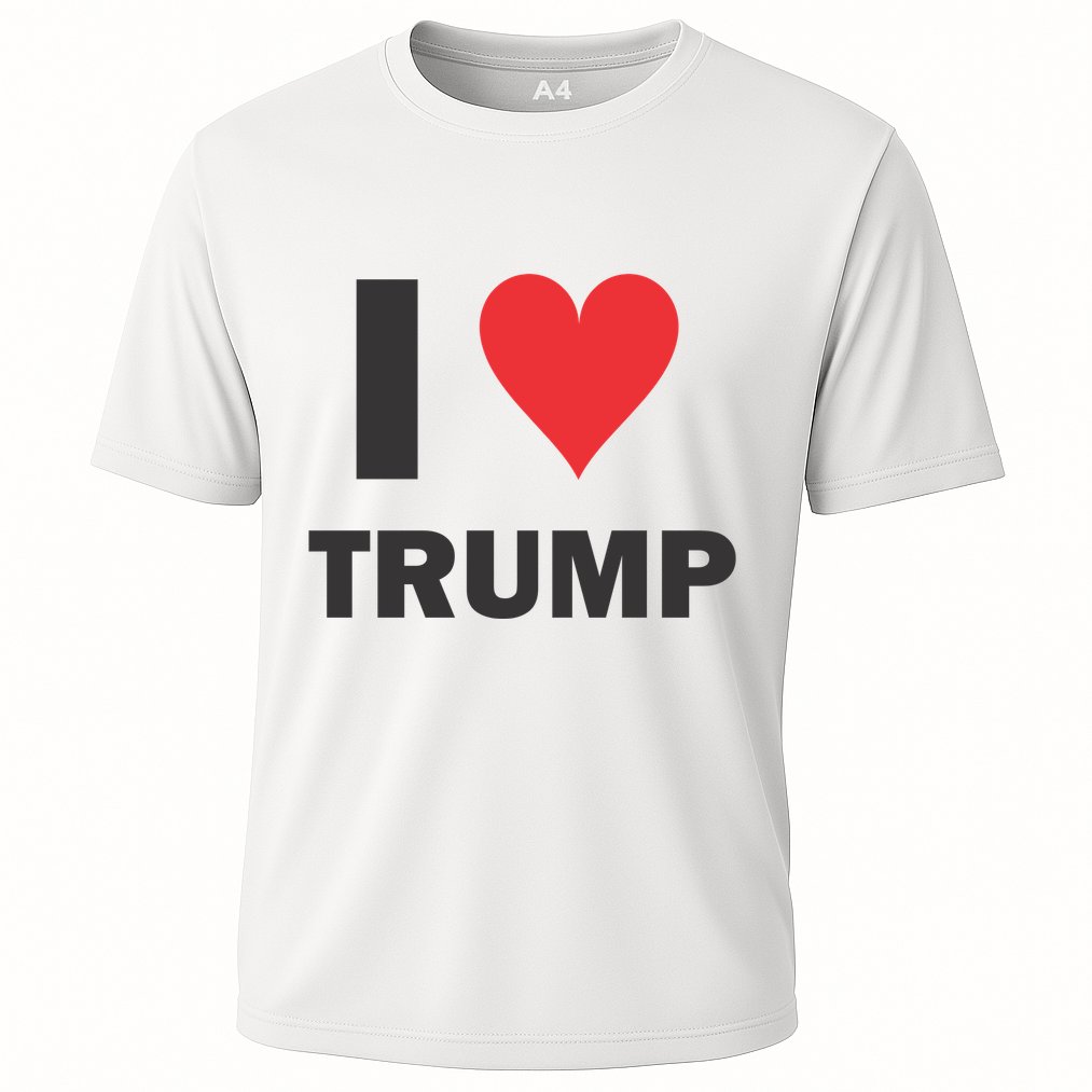 I Love Trump Cooling Performance Crew T-Shirt