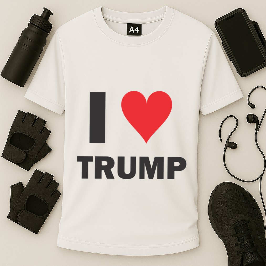 I Love Trump Cooling Performance Crew T-Shirt