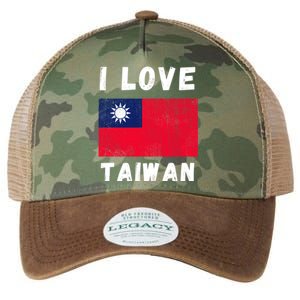 I Love Taiwan I Heart Taiwanese Family Travel Souvenir Cute Gift Legacy Tie Dye Trucker Hat