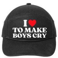 I Love To Make Bo'ys Cry 7-Panel Snapback Hat