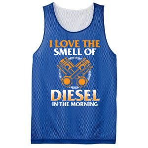 I Love The Smell Of Diesel In The Morning Truck Driver Gift Mesh Reversible Basketball Jersey Tank