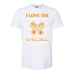 I Love The Smell Of Diesel In The Morning Truck Driver Gift Softstyle CVC T-Shirt