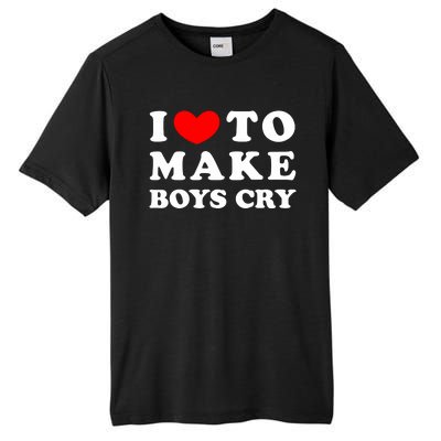 I Love To Make Bo'y Cry Funny Quote Tall Fusion ChromaSoft Performance T-Shirt