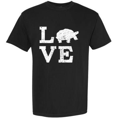 I Love Turtles Tortoises Garment-Dyed Heavyweight T-Shirt