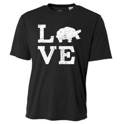 I Love Turtles Tortoises Cooling Performance Crew T-Shirt