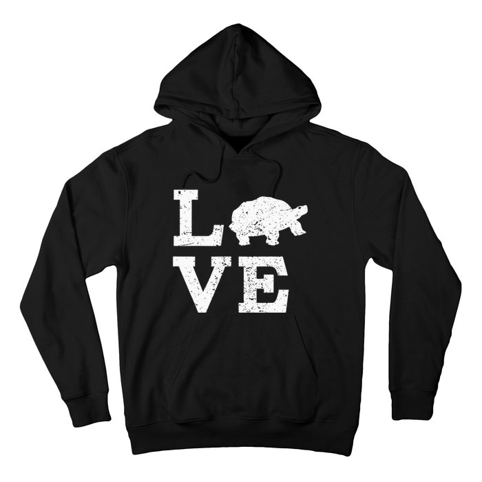 I Love Turtles Tortoises Hoodie