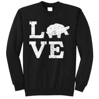 I Love Turtles Tortoises Sweatshirt