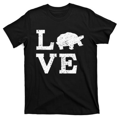 I Love Turtles Tortoises T-Shirt