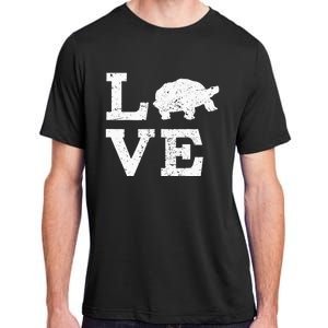 I Love Turtles Tortoises Adult ChromaSoft Performance T-Shirt